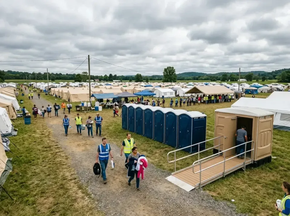 disaster-relief-camp-restrooms-010 — frequently asked questions, Dumpster & Portable Bathrooms Rental in Columbus Junction,…